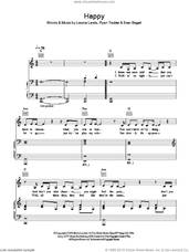 Cover icon of Happy sheet music for voice, piano or guitar by Leona Lewis, Evan Bogart and Ryan Tedder, intermediate skill level