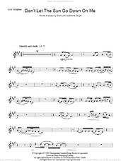 Cover icon of Don't Let The Sun Go Down On Me sheet music for alto saxophone solo by Elton John and Bernie Taupin, intermediate skill level