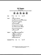 Cover icon of 15 Years sheet music for guitar (chords) by The Levellers, Charles Heather, Jeremy Cunningham, Jonathan Sevink, Mark Chadwick and Simon Friend, intermediate skill level