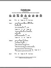 Cover icon of Celebrate sheet music for guitar (chords) by The Levellers, Charles Heather, Jeremy Cunningham, Jonathan Sevink, Mark Chadwick and Simon Friend, intermediate skill level