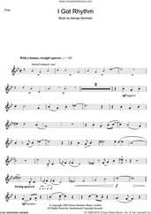 Cover icon of I Got Rhythm sheet music for flute solo by George Gershwin, intermediate skill level