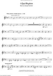 Cover icon of I Got Rhythm sheet music for violin solo by George Gershwin, intermediate skill level