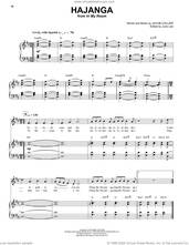 Cover icon of Hajanga sheet music for voice and piano by Jacob Collier, intermediate skill level