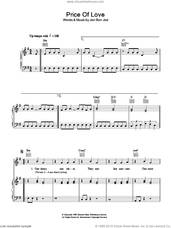 Cover icon of Price Of Love sheet music for voice, piano or guitar by Bon Jovi, intermediate skill level