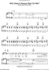 Cover icon of Why Does It Always Rain On Me? sheet music for voice, piano or guitar by Merle Travis and Fran Healy, intermediate skill level