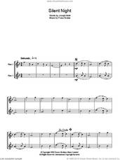 Cover icon of Silent Night sheet music for voice and other instruments (fake book) by Joseph Mohr and Franz Gruber, intermediate skill level