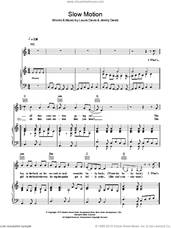 Cover icon of Slow Motion sheet music for voice, piano or guitar by Blondie, Jimmy Destri and Laura Davis, intermediate skill level