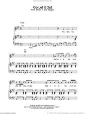Cover icon of Go Let It Out sheet music for voice, piano or guitar by Oasis, intermediate skill level