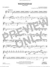 Cover icon of Wednesday (arr. Carol Brittin Chambers) sheet music for concert band (Bb clarinet 2) by Danny Elfman and Carol Brittin Chambers, intermediate skill level