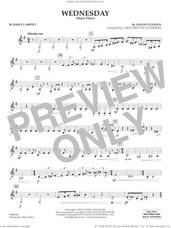 Cover icon of Wednesday (arr. Carol Brittin Chambers) sheet music for concert band (Bb bass clarinet) by Danny Elfman and Carol Brittin Chambers, intermediate skill level