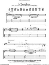 Cover icon of In These Arms sheet music for guitar (tablature) by Bon Jovi, David Bryan and Richie Sambora, intermediate skill level