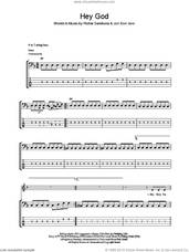 Cover icon of Hey God sheet music for bass (tablature) (bass guitar) by Bon Jovi and Richie Sambora, intermediate skill level