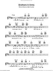 Cover icon of Brothers In Arms sheet music for voice and other instruments (fake book) by Dire Straits and Mark Knopfler, intermediate skill level