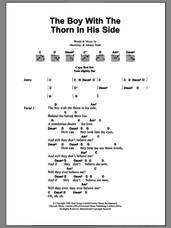 Cover icon of The Boy With The Thorn In His Side sheet music for guitar (chords) by The Smiths, Johnny Marr and Steven Morrissey, intermediate skill level
