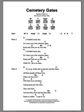Cover icon of Cemetry Gates sheet music for guitar (chords) by The Smiths, Johnny Marr and Steven Morrissey, intermediate skill level