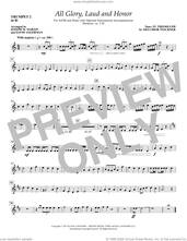 Cover icon of All Glory, Laud and Honor sheet music for orchestra/band (Bb trumpet 2) by Melchior Teschner, Joseph M. Martin and David Angerman, John Mason Neale (trans.) and Theodulph of Orleans, intermediate skill level