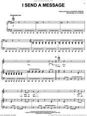 Cover icon of I Send A Message sheet music for voice, piano or guitar by INXS, Andrew Farriss and Michael Hutchence, intermediate skill level