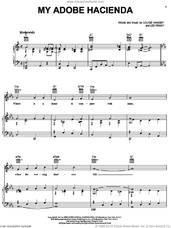Cover icon of My Adobe Hacienda sheet music for voice, piano or guitar by Louise Massey, Conway Twitty, Eddy Howard and Lee Penny, intermediate skill level