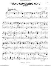 Cover icon of Piano Concerto No. 2 In C Minor, Op. 18, (intermediate) sheet music for piano solo by Serjeij Rachmaninoff, classical score, intermediate skill level