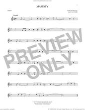 Cover icon of Majesty sheet music for violin solo by Jack Hayford, intermediate skill level