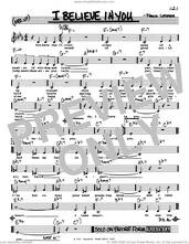 Cover icon of I Believe In You (Low Voice) sheet music for voice and other instruments (real book with lyrics) by Frank Loesser, intermediate skill level