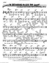 Cover icon of I'm Beginning To See The Light (Low Voice) sheet music for voice and other instruments (real book with lyrics) by Duke Ellington, Don George, Harry James and Johnny Hodges, intermediate skill level