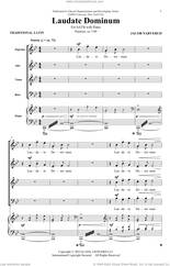 Cover icon of Laudate Dominum sheet music for choir (SATB: soprano, alto, tenor, bass) by Jacob Narverud and Miscellaneous, intermediate skill level
