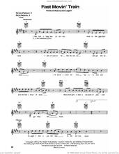 Cover icon of Fast Movin' Train sheet music for guitar solo (chords) by Restless Heart and Dave Loggins, easy guitar (chords)