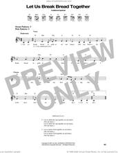 Cover icon of Let Us Break Bread Together sheet music for guitar solo (chords), easy guitar (chords)
