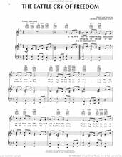 Cover icon of The Battle Cry Of Freedom sheet music for voice, piano or guitar by George Frederick Root, intermediate skill level