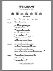 Cover icon of Pipe Dreams sheet music for guitar (chords) by Merle Travis and Fran Healy, intermediate skill level