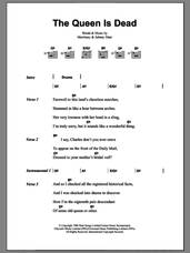 Cover icon of The Queen Is Dead sheet music for guitar (chords) by The Smiths, Johnny Marr and Steven Morrissey, intermediate skill level
