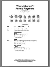 Cover icon of That Joke Isn't Funny Anymore sheet music for guitar (chords) by The Smiths, Johnny Marr and Steven Morrissey, intermediate skill level