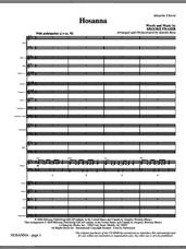 Cover icon of Hosanna (COMPLETE) sheet music for orchestra/band (Orchestra) by Harold Ross and Brooke Fraser, intermediate skill level
