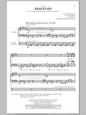 Cover icon of Pass It On sheet music for choir (SATB: soprano, alto, tenor, bass) by Kurt Kaiser and Robert Sterling, intermediate skill level