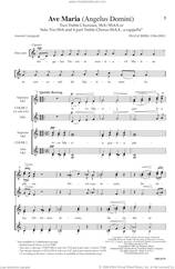 Cover icon of Ave Maria sheet music for choir (SSA: soprano, alto) by Franz Biebl, intermediate skill level
