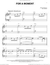 Cover icon of For A Moment (from Wonka) sheet music for piano solo by Neil Hannon, easy skill level