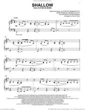 Cover icon of Shallow (from A Star Is Born) (arr. Kevin Olson) sheet music for voice and other instruments (E-Z Play) by Lady Gaga & Bradley Cooper, Kevin Olson, Andrew Wyatt, Anthony Rossomando, Lady Gaga and Mark Ronson, easy skill level