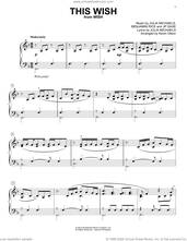 Cover icon of This Wish (from Wish) (arr. Kevin Olson) sheet music for voice and other instruments (E-Z Play) by Ariana DeBose, Kevin Olson, Benjamin Rice, JP Saxe and Julia Michaels, easy skill level