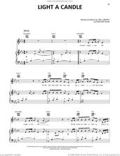 Cover icon of Light A Candle sheet music for voice, piano or guitar by Avalon, Joel Lindsey and Wayne Haun, intermediate skill level