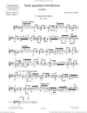 Cover icon of Schottish-Choro sheet music for guitar solo by Heitor Villa-Lobos, classical score, intermediate skill level