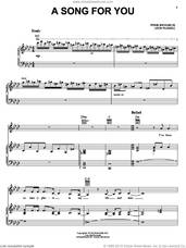 Cover icon of A Song For You sheet music for voice, piano or guitar by Whitney Houston and Leon Russell, intermediate skill level