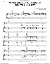 Cover icon of While Strolling Through The Park One Day sheet music for voice, piano or guitar by Ed Haley and Robert A. Keiser, classical score, intermediate skill level