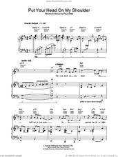 Cover icon of Put Your Head On My Shoulder sheet music for voice, piano or guitar by Michael Buble, intermediate skill level
