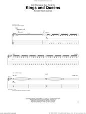 Cover icon of Kings And Queens sheet music for guitar (tablature) by 30 Seconds To Mars and Jared Leto, intermediate skill level