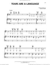 Cover icon of Tears Are A Language sheet music for voice, piano or guitar by Gordon Jensen and Amy Lambert, intermediate skill level