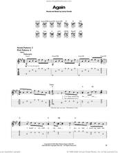 Cover icon of Again sheet music for guitar solo (easy tablature) by Lenny Kravitz, easy guitar (easy tablature)