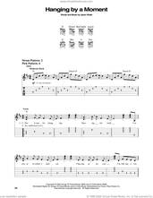 Cover icon of Hanging By A Moment sheet music for guitar solo (easy tablature) by Lifehouse and Jason Wade, easy guitar (easy tablature)