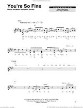 Cover icon of You're So Fine sheet music for harmonica solo by Little Walter and Walter Jacobs, intermediate skill level