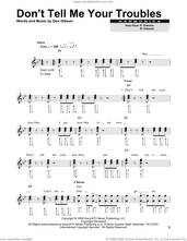 Cover icon of Don't Tell Me Your Troubles sheet music for harmonica solo by Don Gibson, intermediate skill level